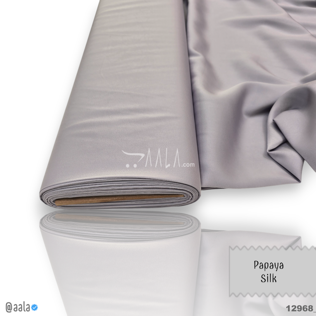 Papaya Silk Blend 58-Inches GREY Per-Metre #12968