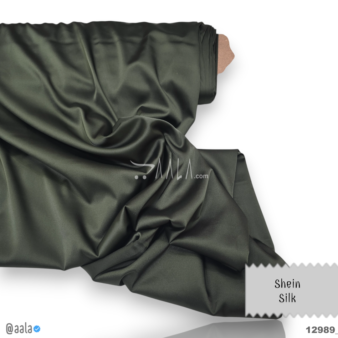 Shein Silk Blend 48-Inches GREEN Per-Metre #12989