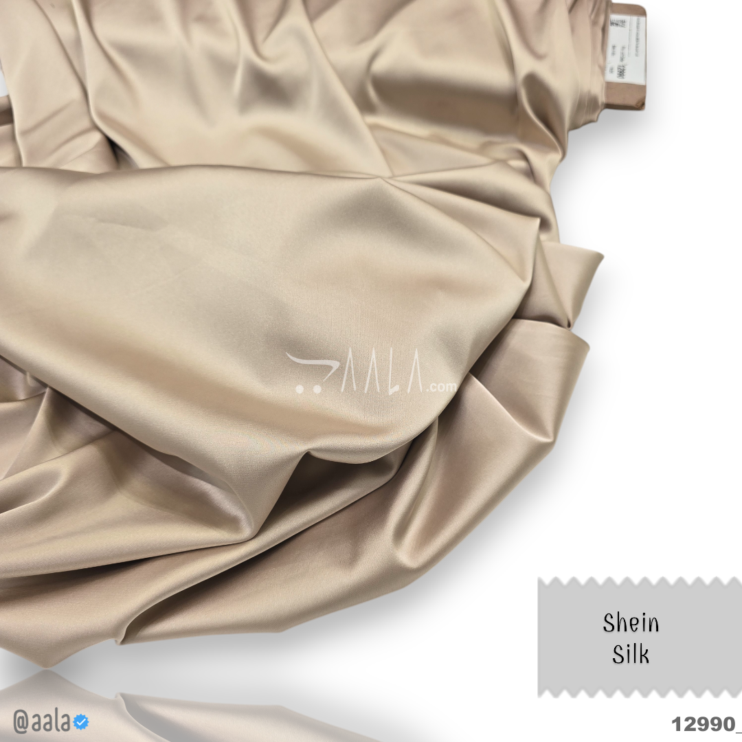 Shein Silk Blend 48-Inches BIEGE Per-Metre 