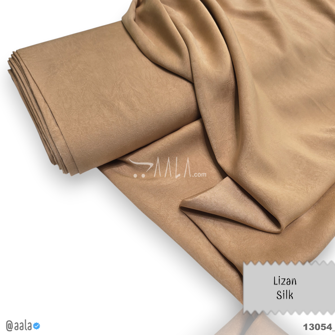 Lizan Silk Blend 58-Inches BISCUIT Per-Metre 