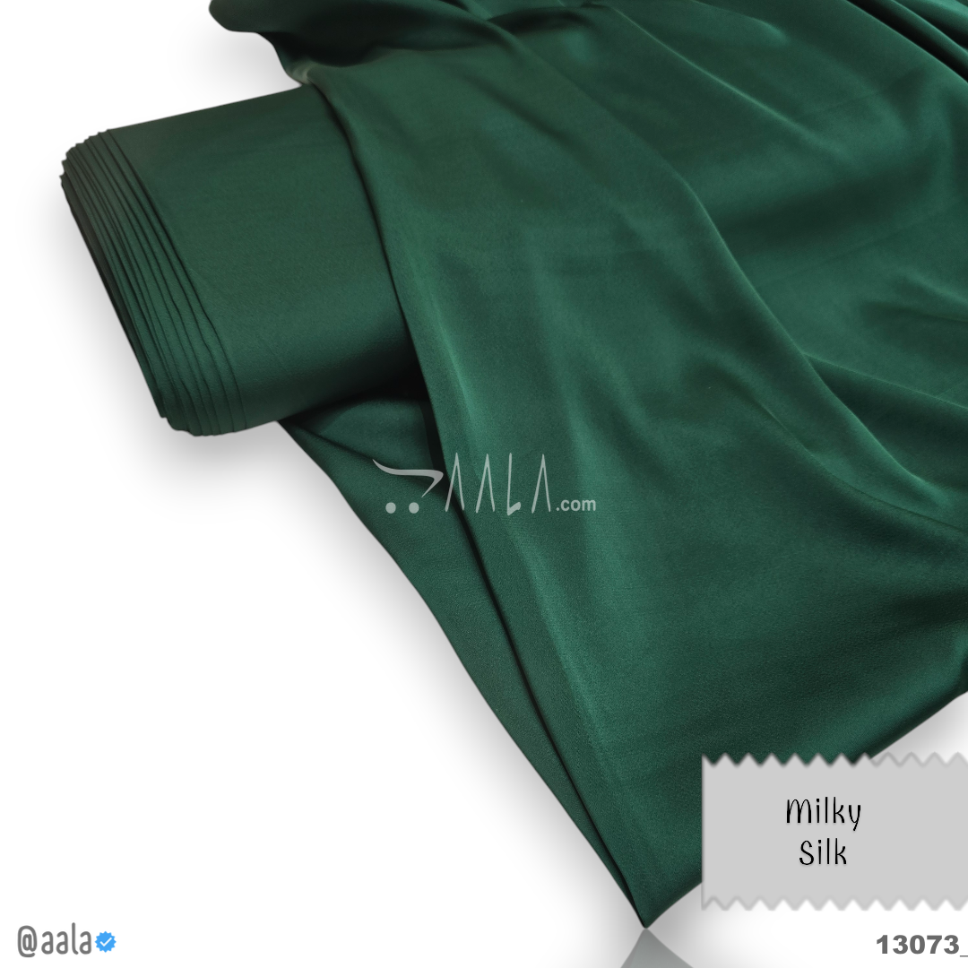 Milky Silk Blend 58-Inches GREEN Per-Metre #13073