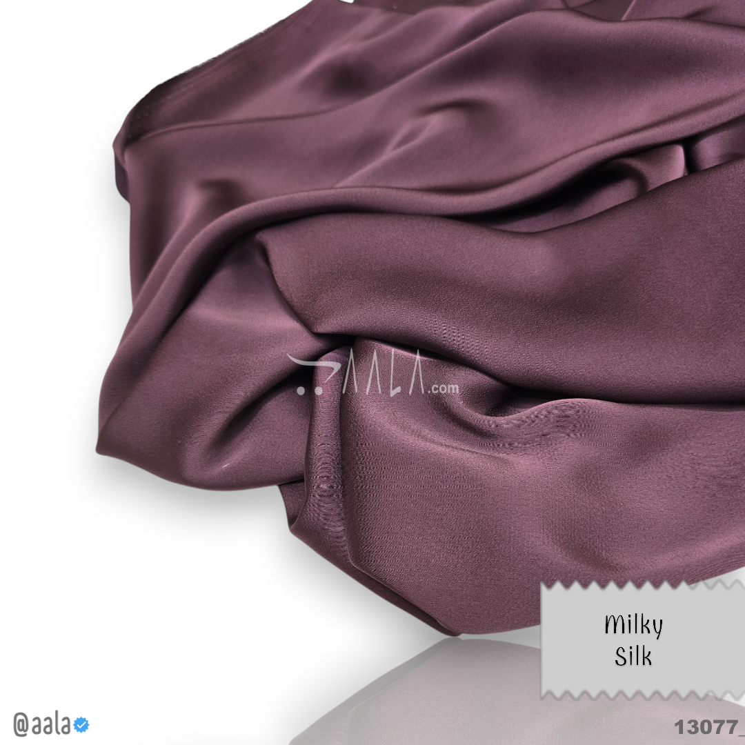 Milky Silk Blend 58-Inches WINE Per-Metre #13077