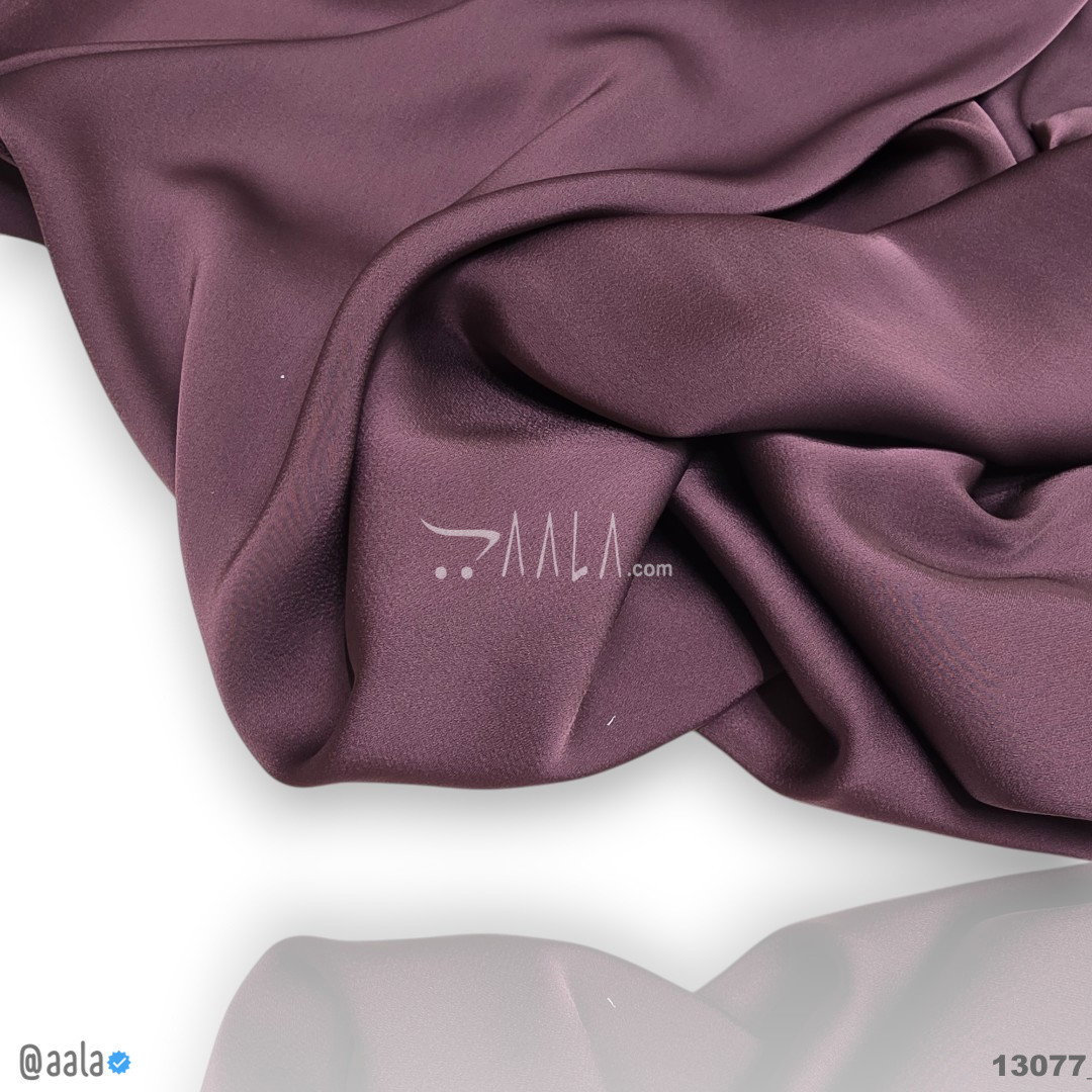 Milky Silk Blend 58-Inches WINE Per-Metre 