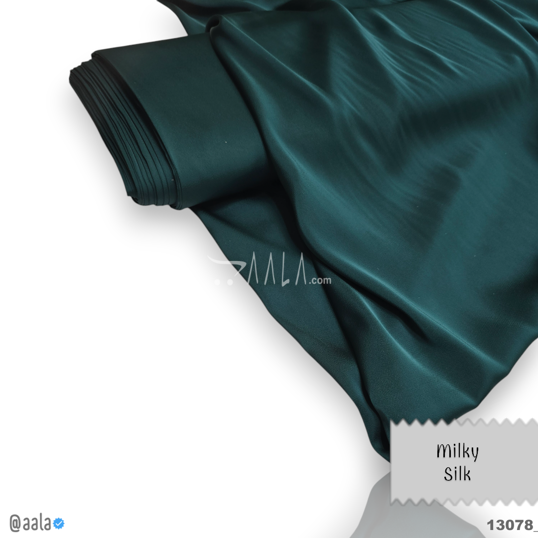 Milky Silk Blend 58-Inches GREEN Per-Metre #13078