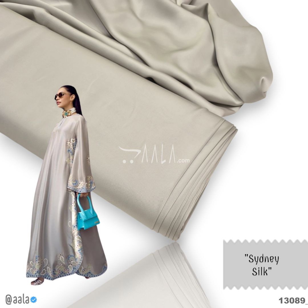 Sydney Silk Blend 58-Inches GREY Per-Metre 