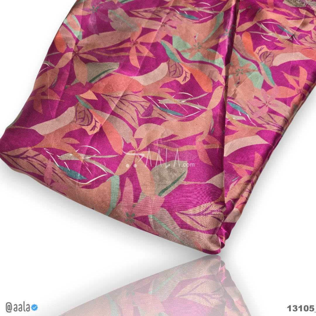 Printed-Gaji Silk Viscose 44-Inches PRINTED Per-Metre 
