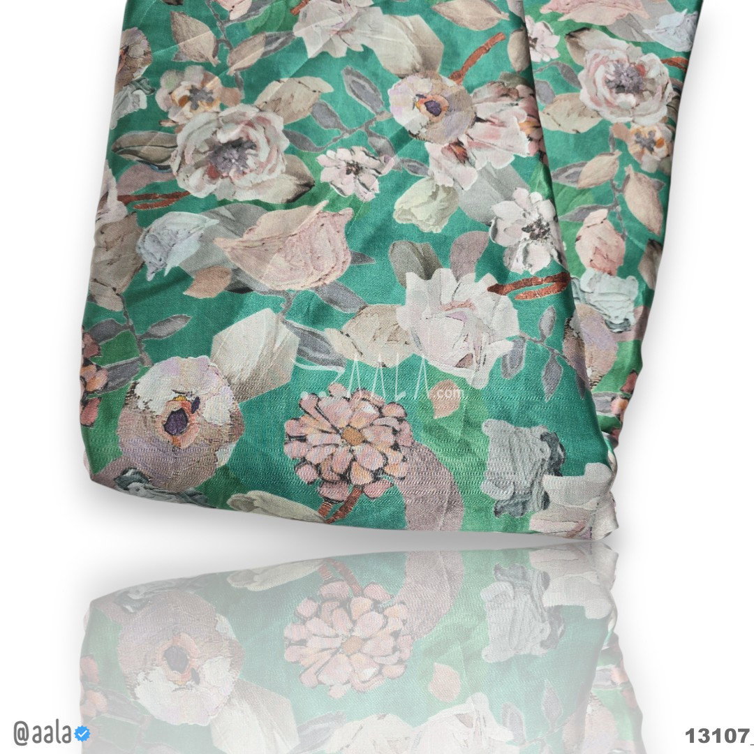 Printed-Gaji Silk Viscose 44-Inches PRINTED Per-Metre 