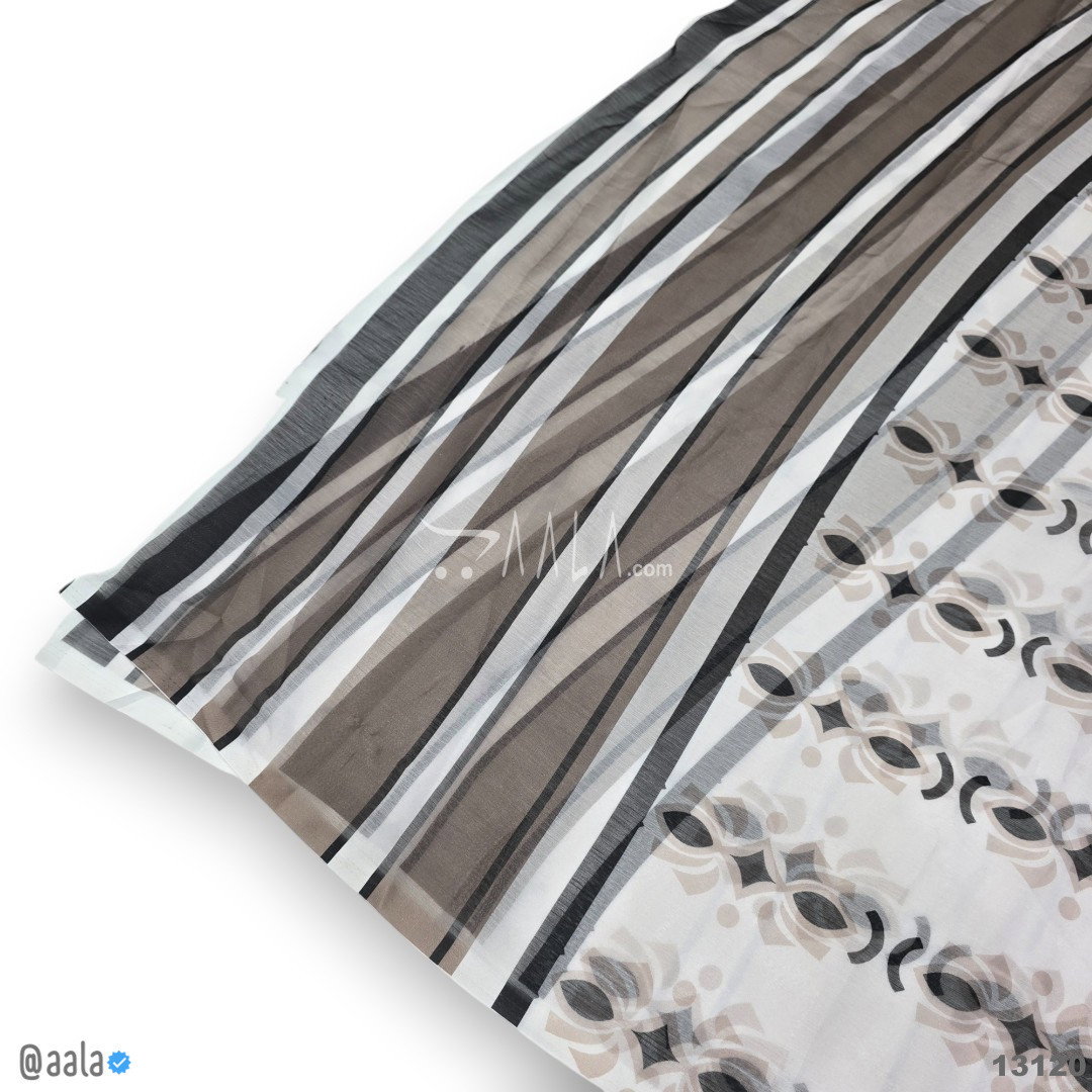 Printed-Tabby Chiffon Blend Dupatta-32-Inches PRINTED 2.25-Metres 