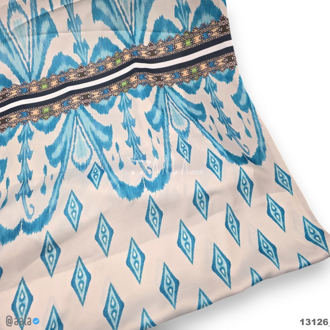 Printed Silk Blend 44-Inches PRINTED Per-Pc 