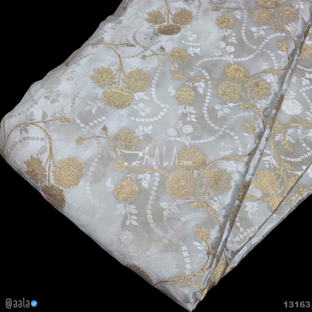 Banarsi Crepe Silk 44-Inches DYEABLE Per-Metre 