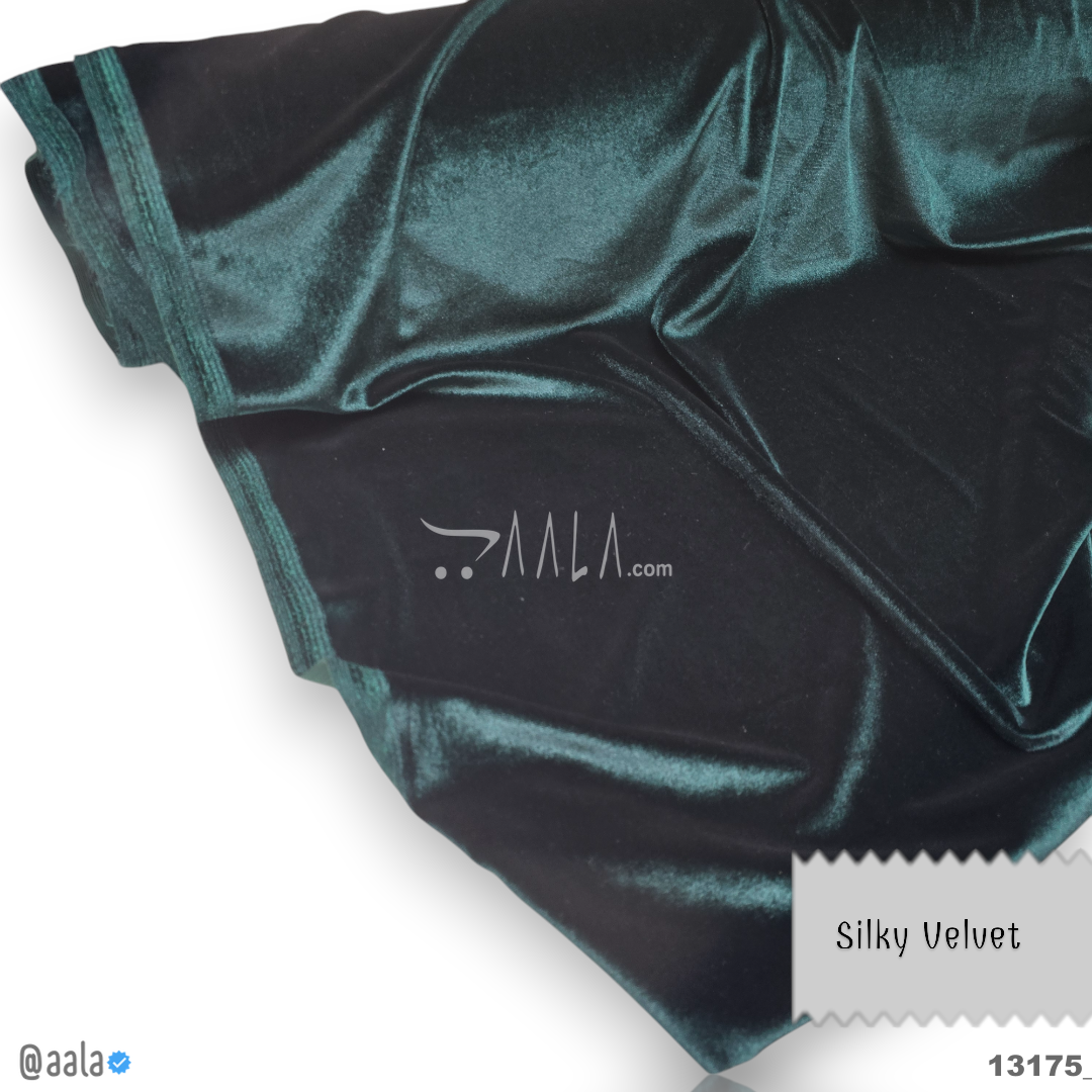 Silky Velvet Blend 58-Inches GREEN Per-Metre #13175