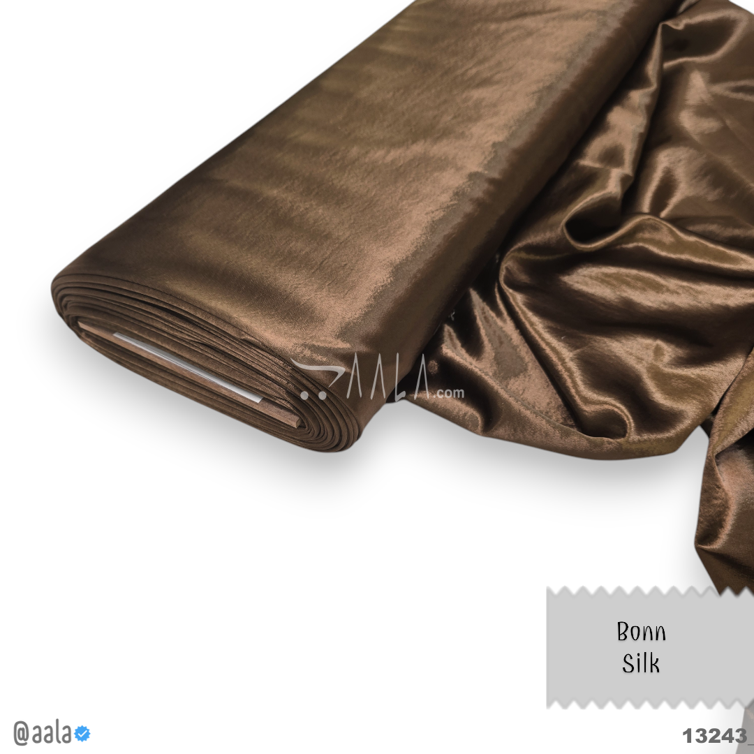 Bonn Silk Blend 58-Inches BROWN Per-Metre #13243