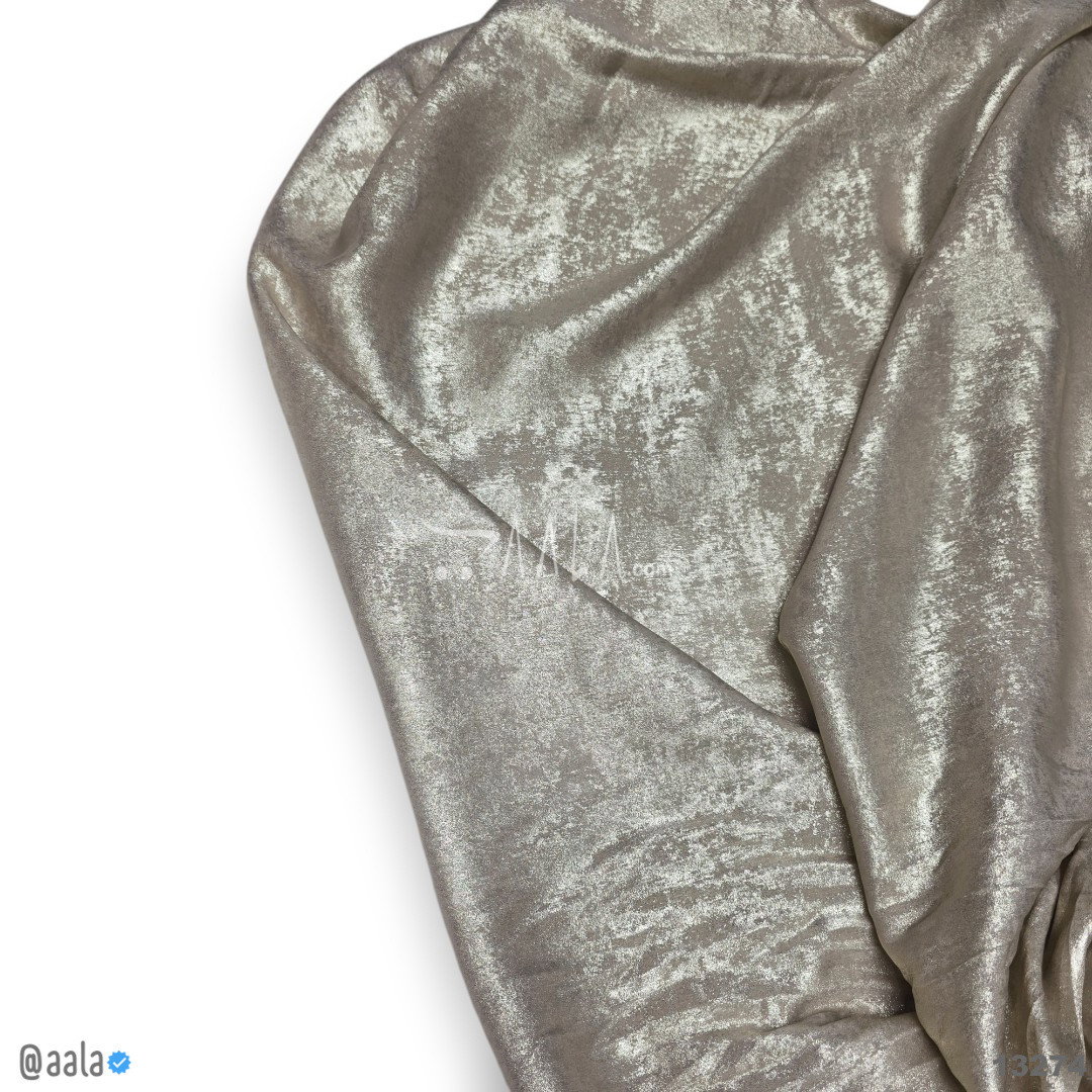 Dove-Shimmer Velvet Blend 58-Inches BISCUIT Per-Metre 