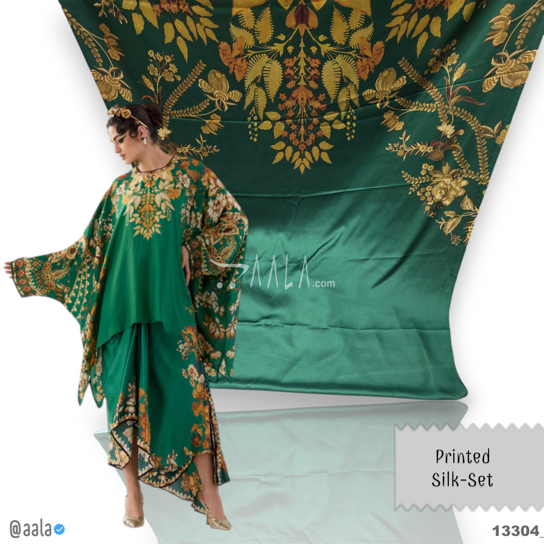 Printed Silk Blend 44-Inches PRINTED Per-Pc #13304