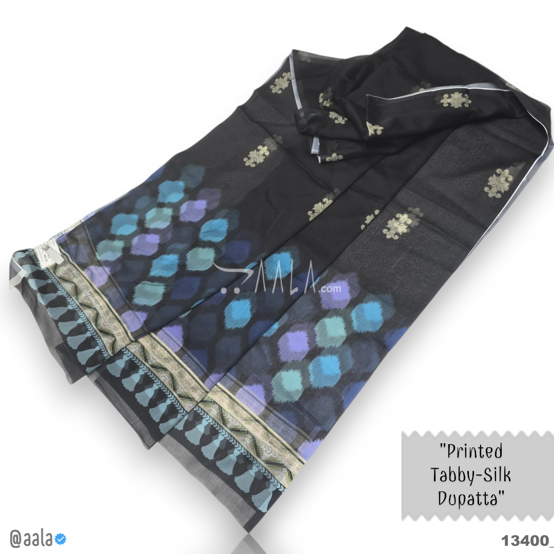 Printed-Tabby Chiffon Blend Dupatta-32-Inches PRINTED 2.25-Metres 