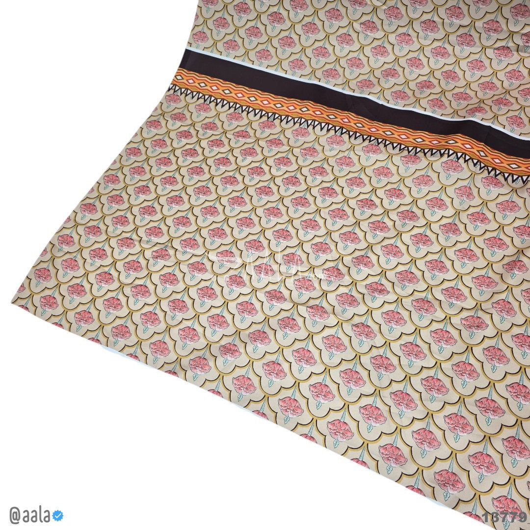 Printed Silk Blend 44-Inches PRINTED Per-Pc 
