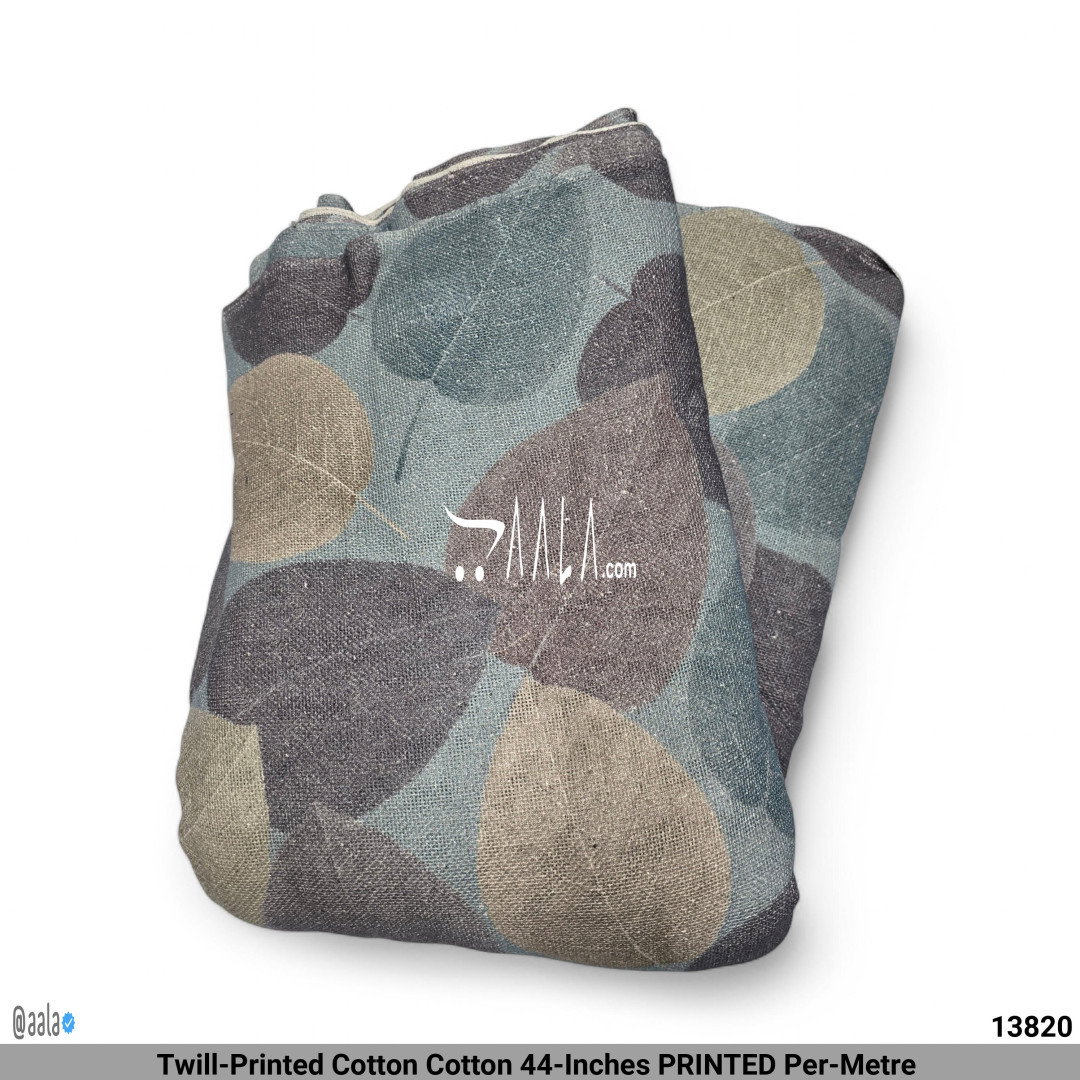 Twill-Printed Cotton Cotton 44-Inches PRINTED Per-Metre 