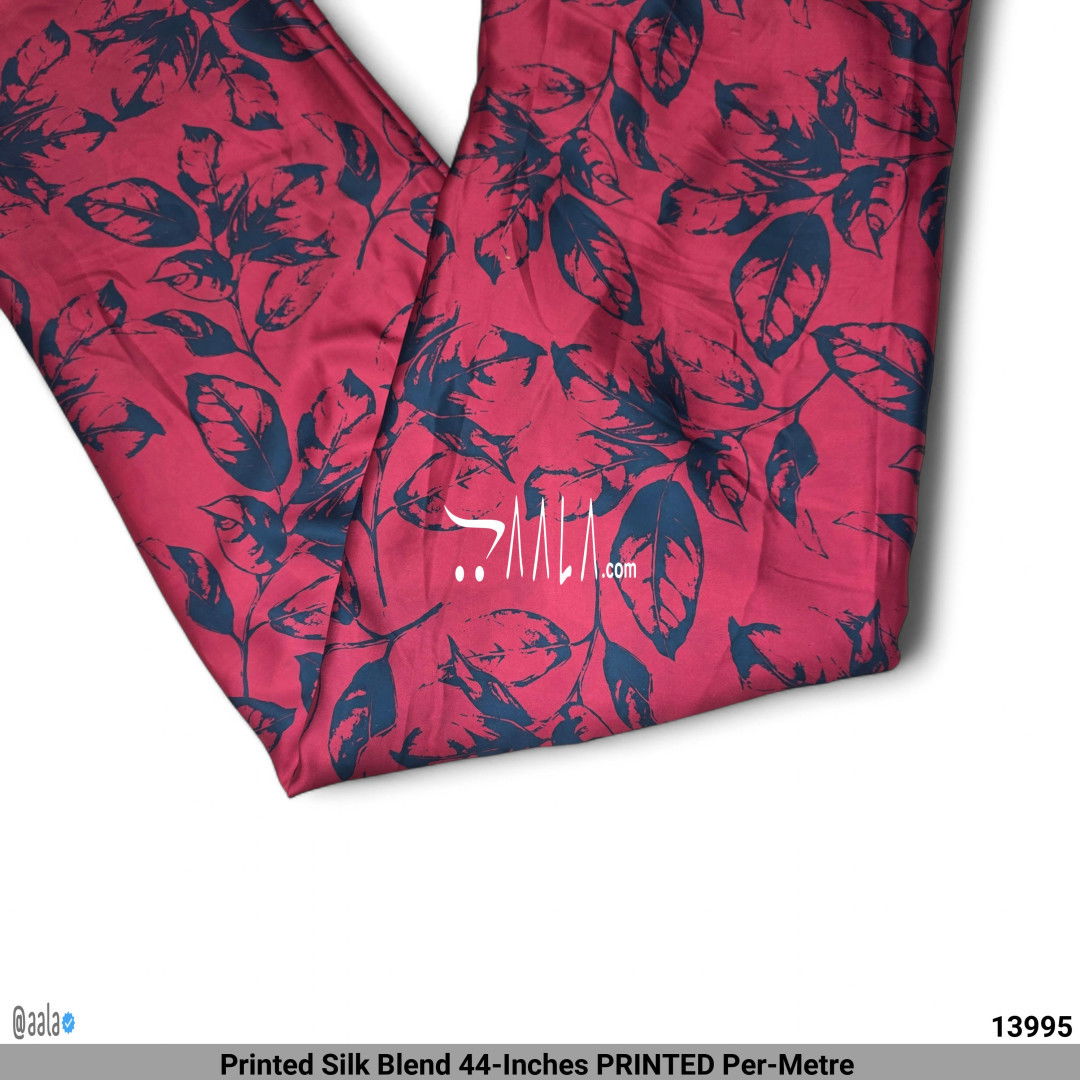 Printed Silk Blend 44-Inches PRINTED Per-Metre #13995