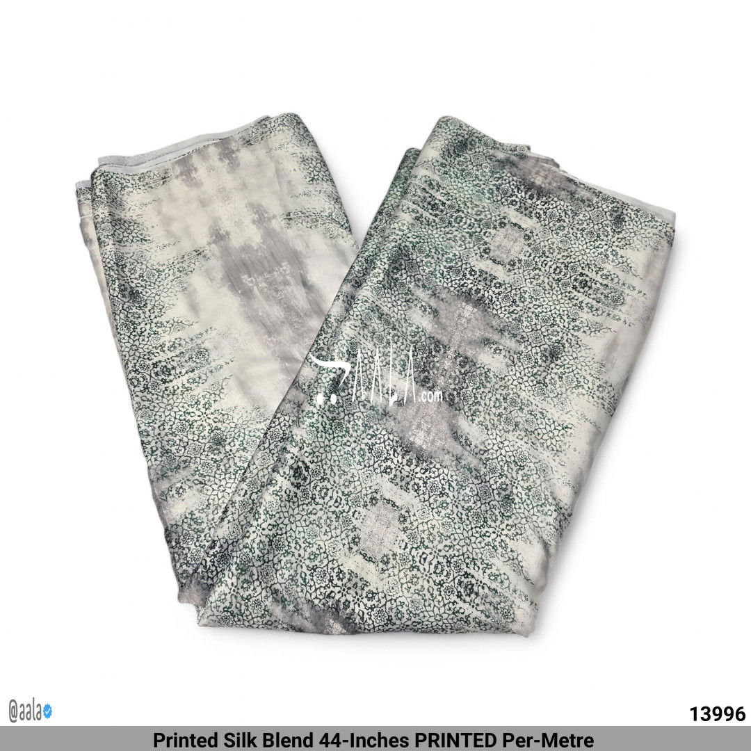 Printed Silk Blend 44-Inches PRINTED Per-Metre 