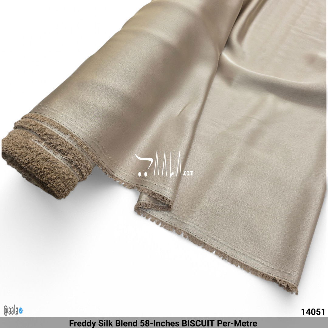 Freddy Silk Blend 58-Inches BISCUIT Per-Metre #14051