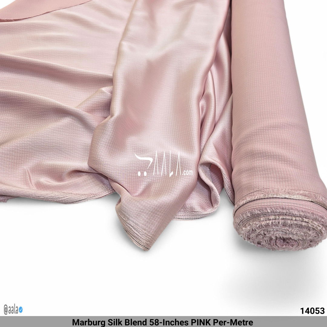 Marburg Silk Blend 58-Inches PINK Per-Metre #14053