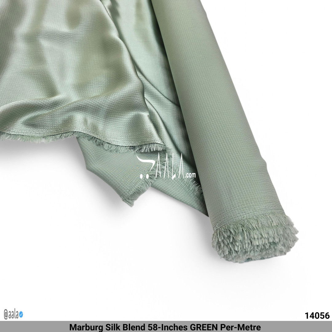 Marburg Silk Blend 58-Inches GREEN Per-Metre #14056