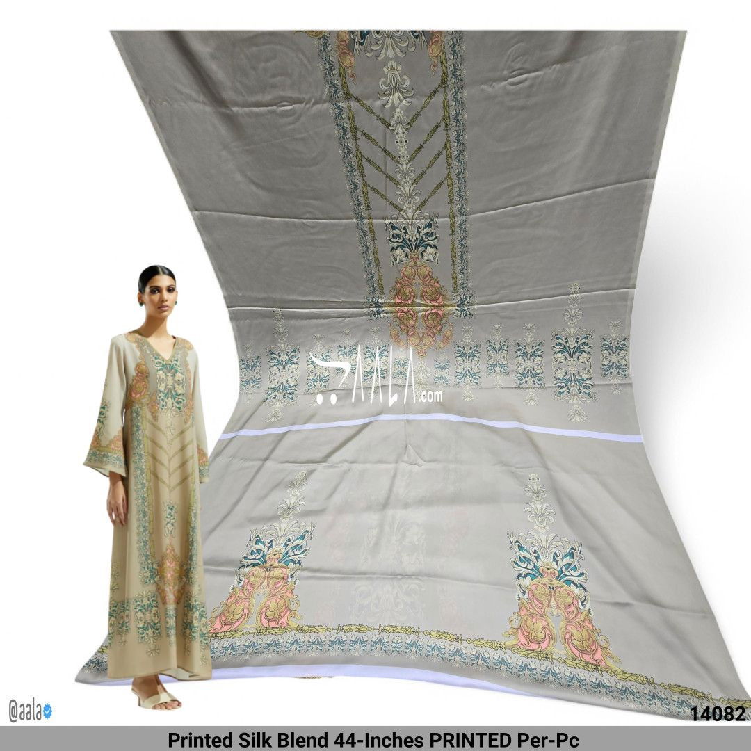 Printed Silk Blend 44-Inches PRINTED Per-Pc #14082