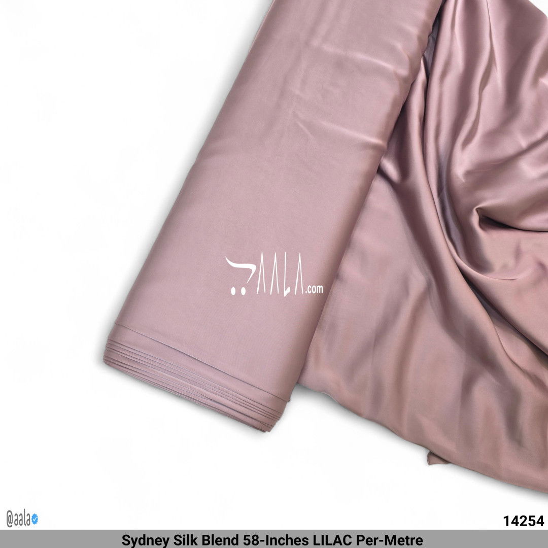 Sydney Silk Blend 58-Inches LILAC Per-Metre #14254