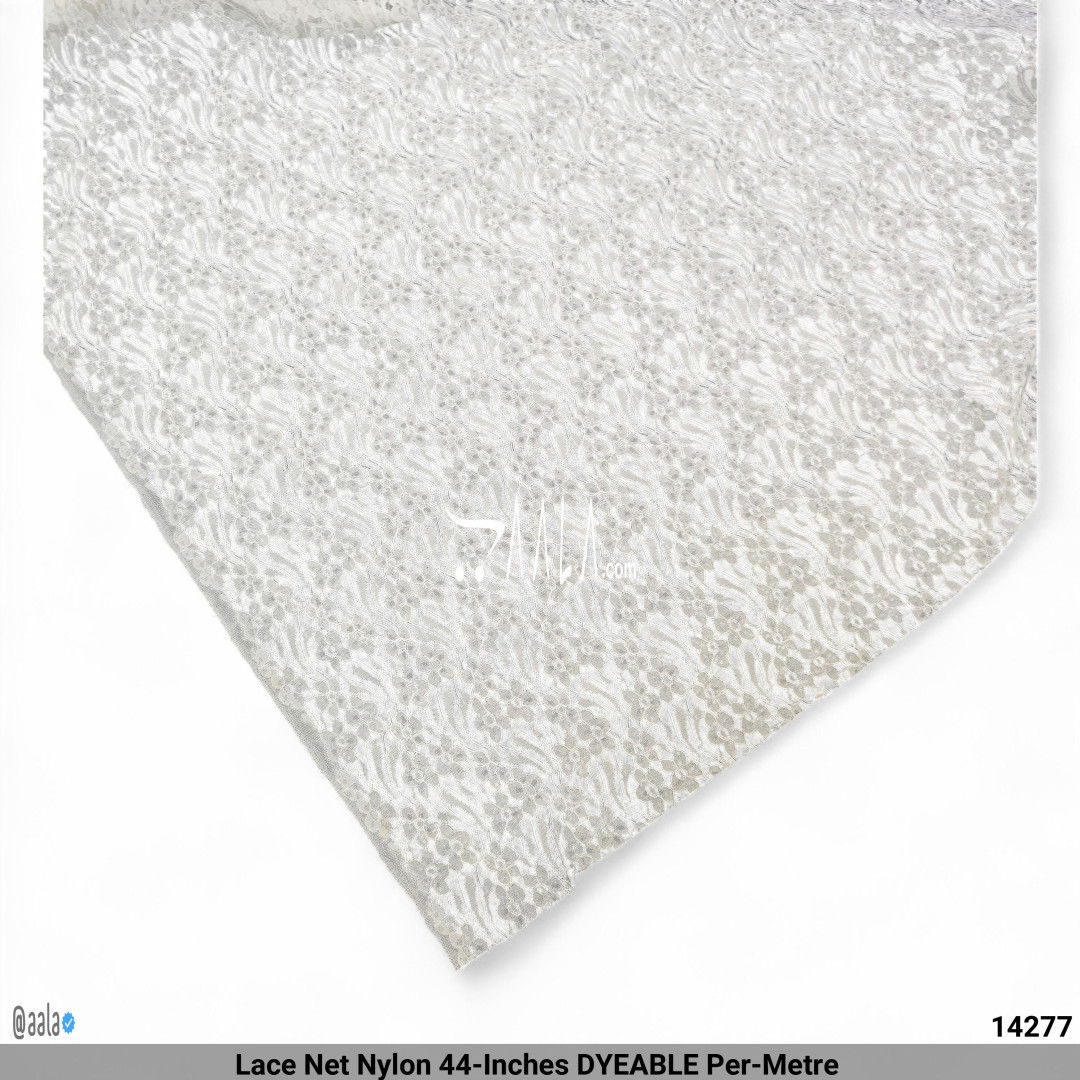Lace Net Nylon 44-Inches DYEABLE Per-Metre #14277