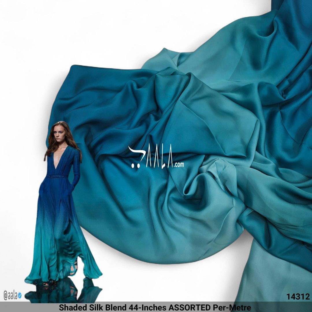 Shaded Silk Blend 44-Inches ASSORTED Per-Metre #14312