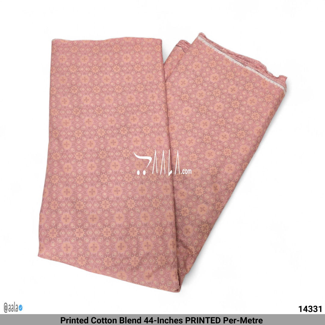 Printed Cotton Blend 44-Inches PRINTED Per-Metre #14331