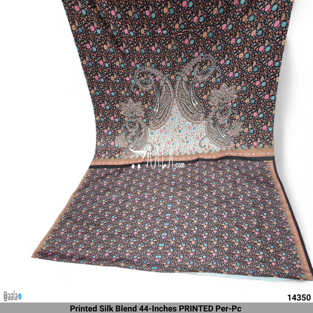 Printed Silk Blend 44-Inches PRINTED Per-Pc #14350