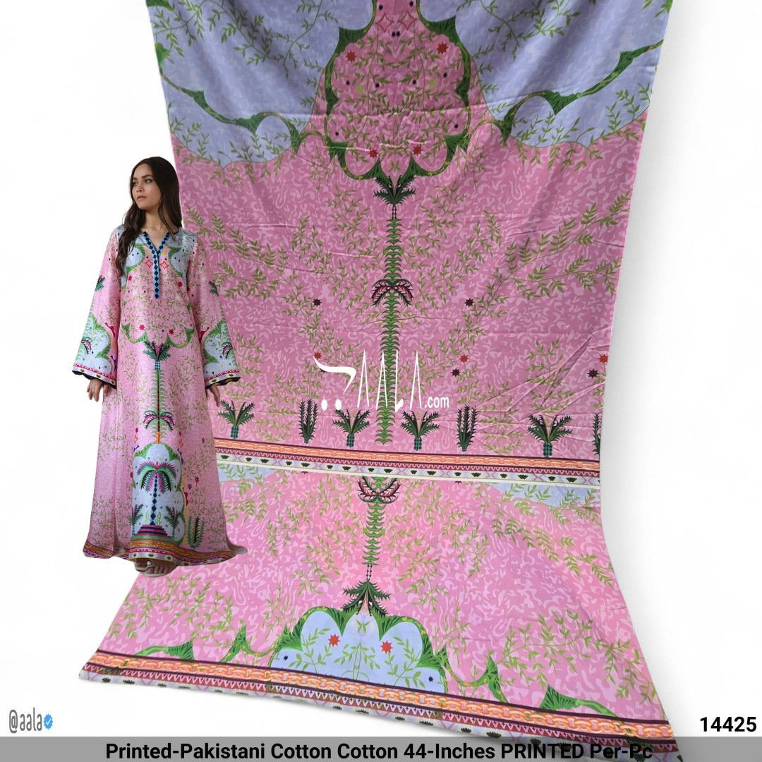 Printed-Pakistani Cotton Cotton 44-Inches PRINTED Per-Pc 