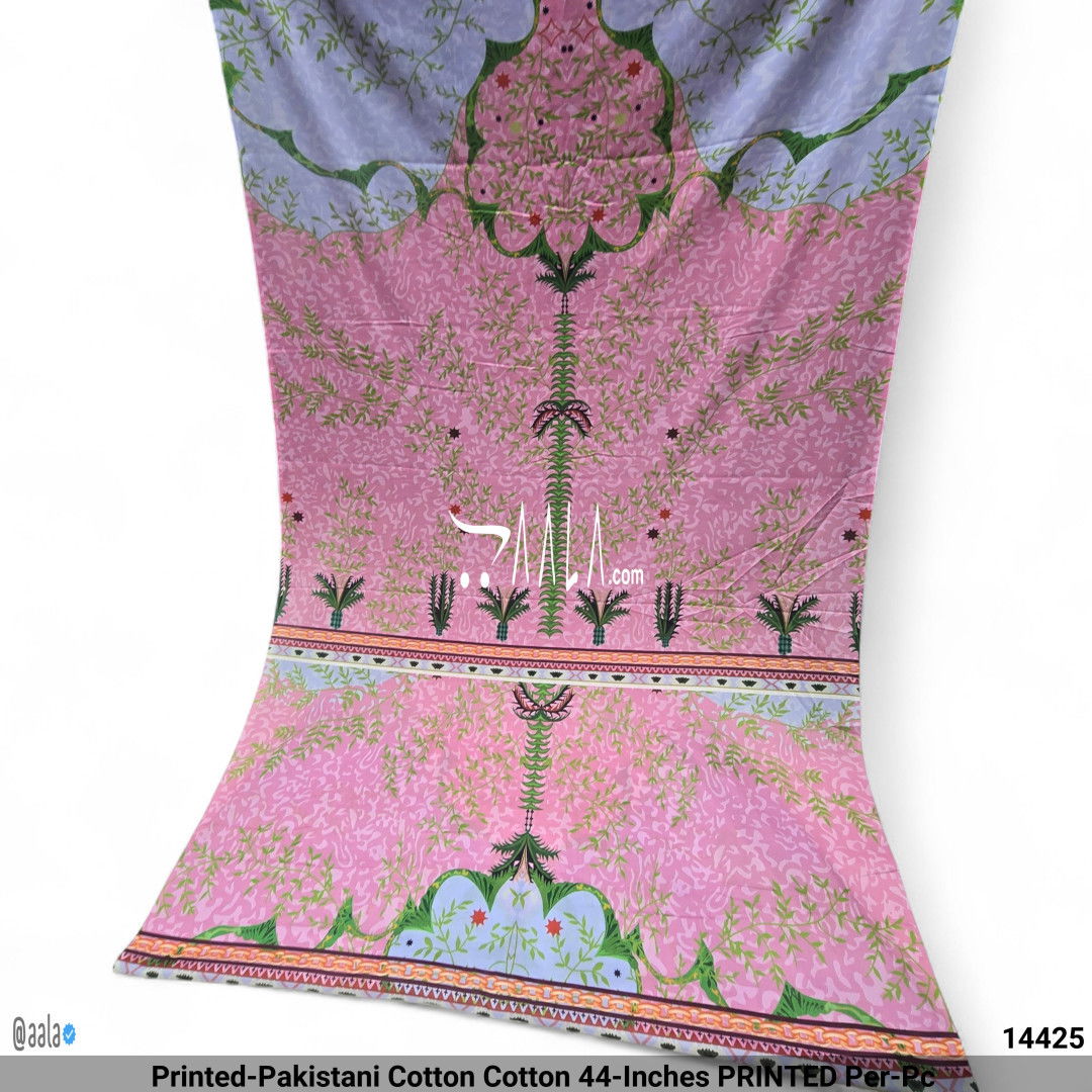 Printed-Pakistani Cotton Cotton 44-Inches PRINTED Per-Pc #14425