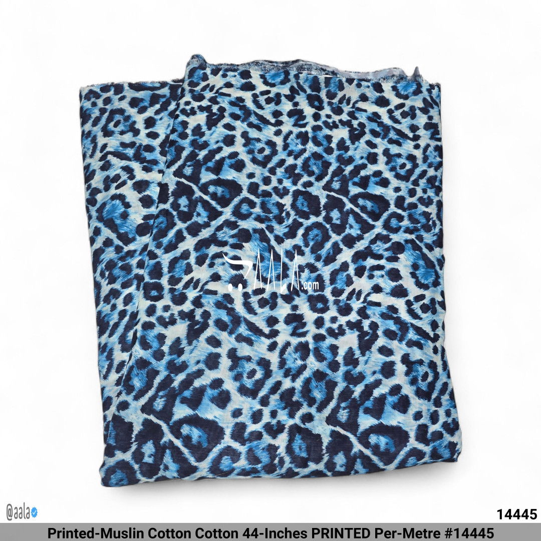 Printed-Muslin Cotton Cotton 44-Inches PRINTED Per-Metre #14445