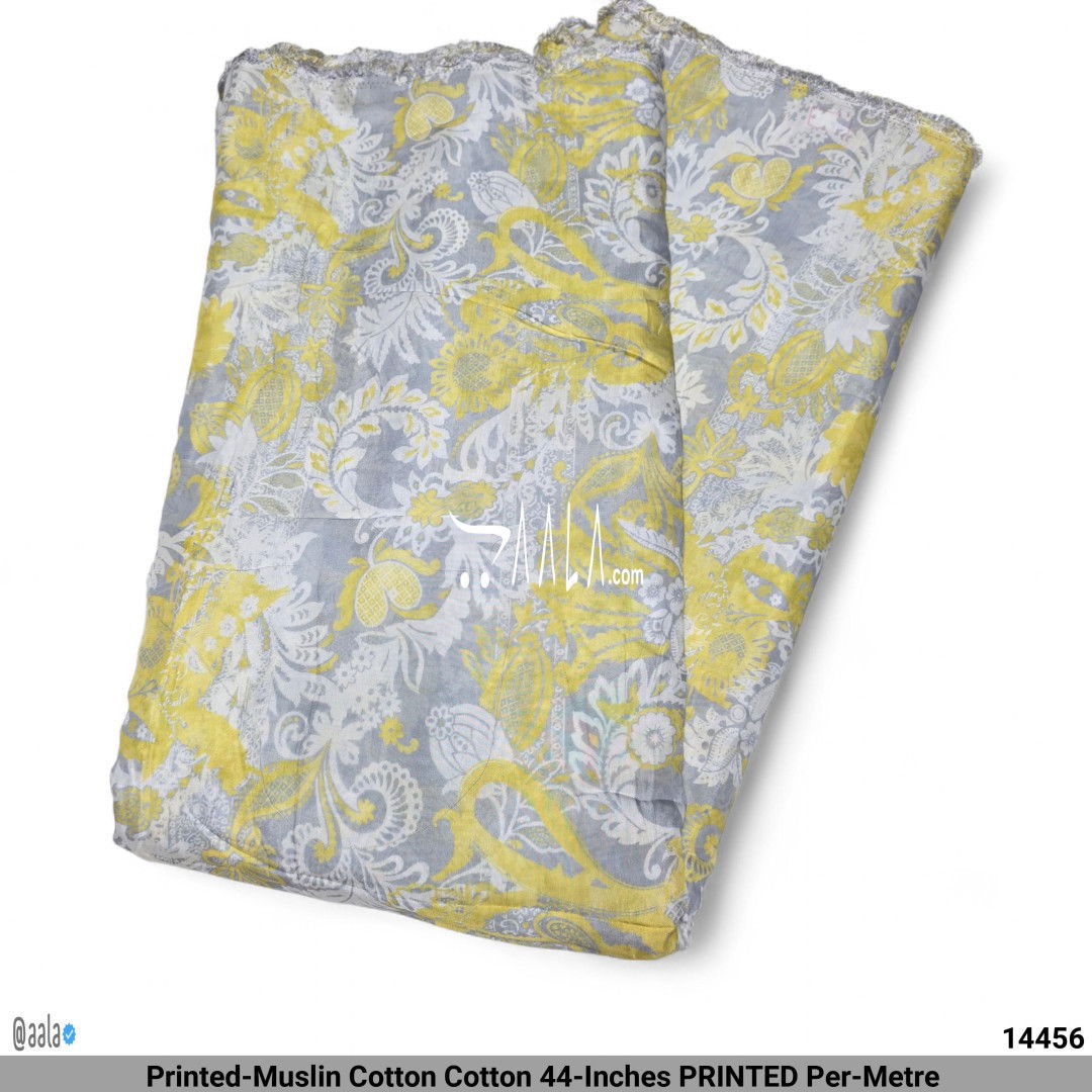 Printed-Muslin Cotton Cotton 44-Inches PRINTED Per-Metre 