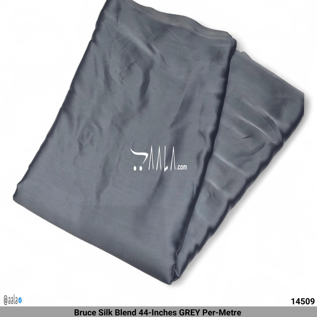 Bruce Silk Blend 44-Inches GREY Per-Metre 
