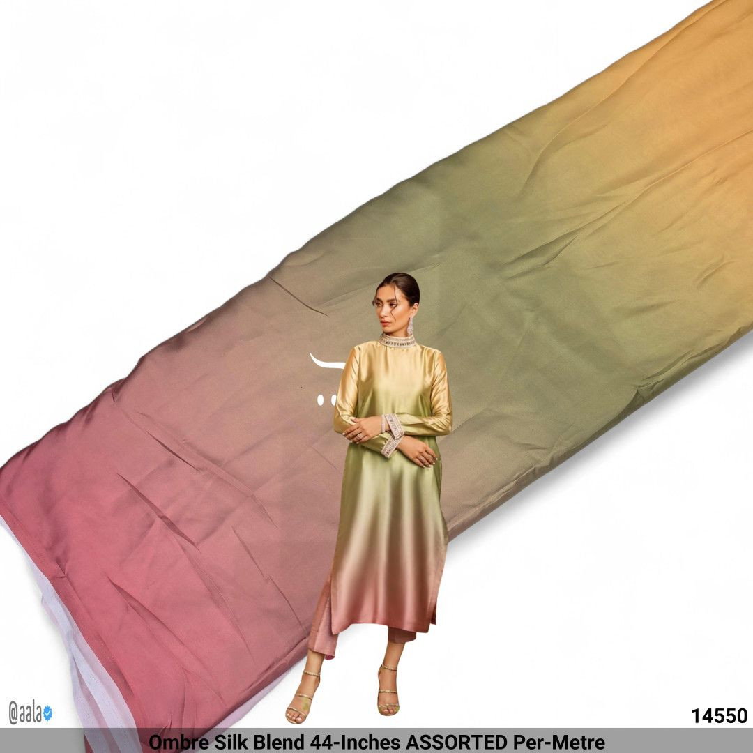 Ombre Silk Blend 44-Inches ASSORTED Per-Metre
