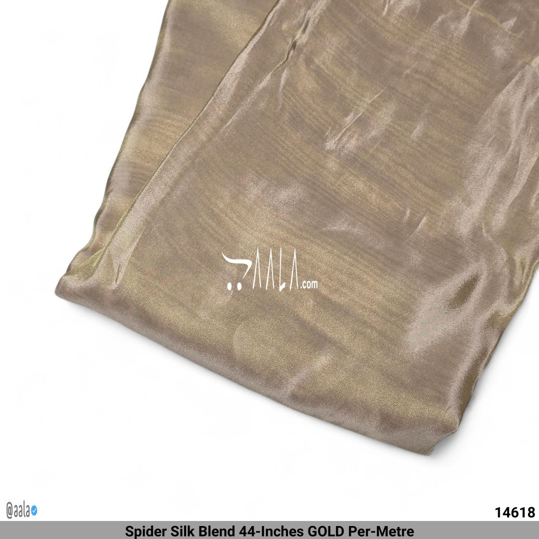 Spider Silk Blend 44-Inches GOLD Per-Metre