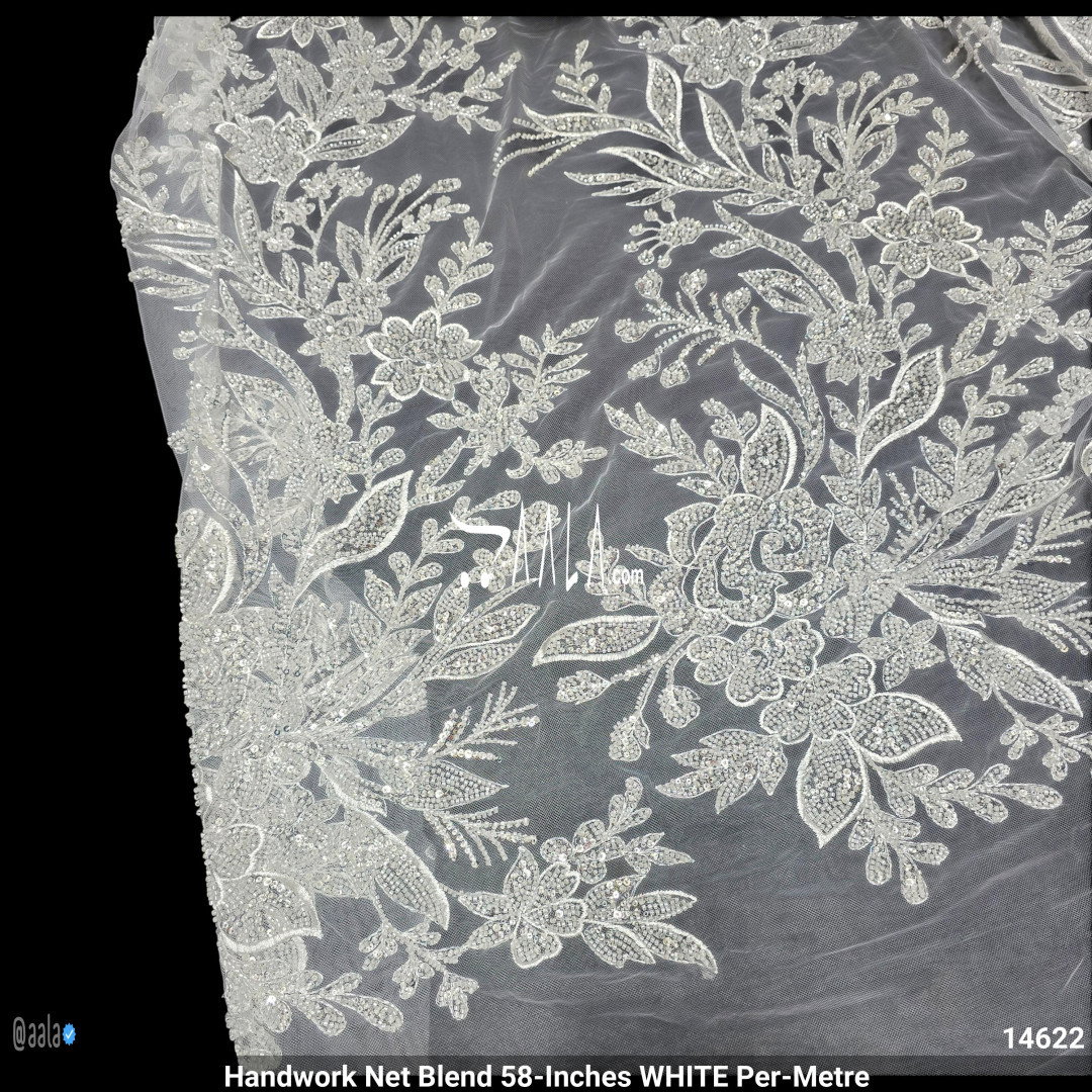 Handwork Net Blend 58-Inches WHITE Per-Metre