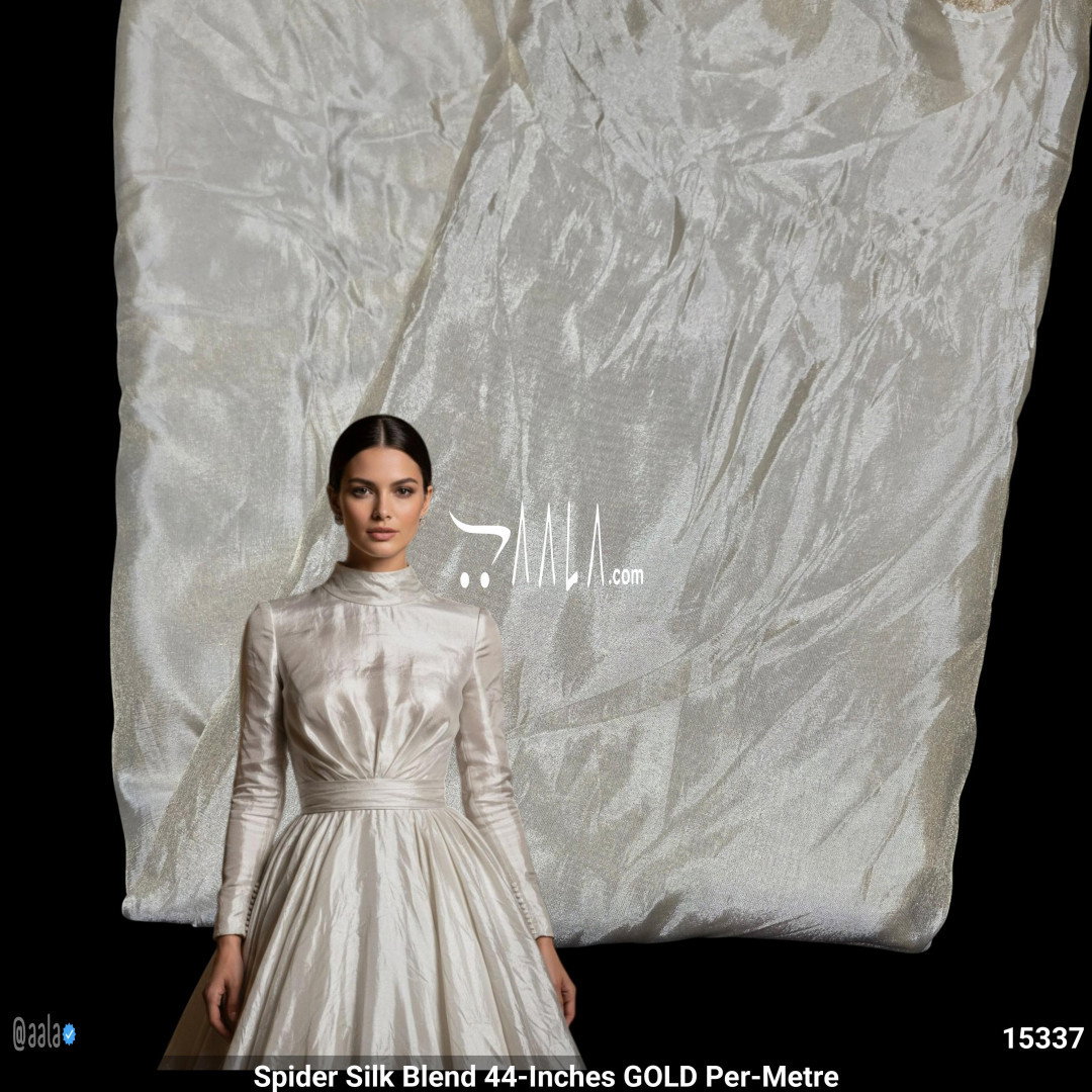 Spider Silk Blend 44-Inches GOLD Per-Metre