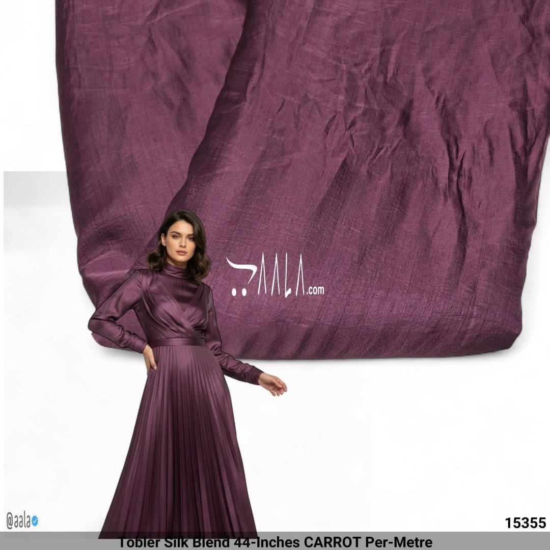 Tobler Silk Blend 44-Inches CARROT Per-Metre