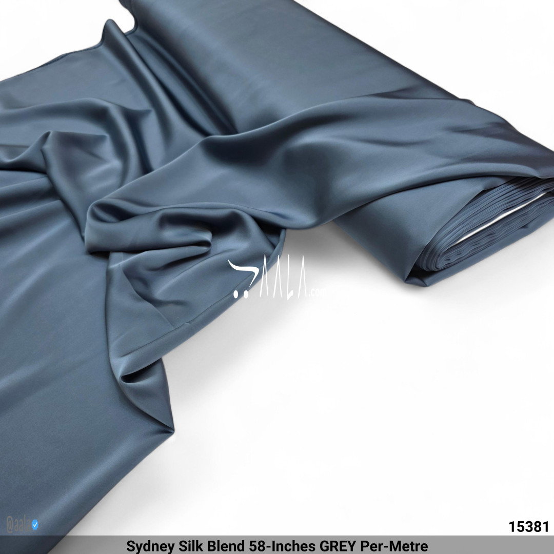 Sydney Silk Blend 58-Inches GREY Per-Metre