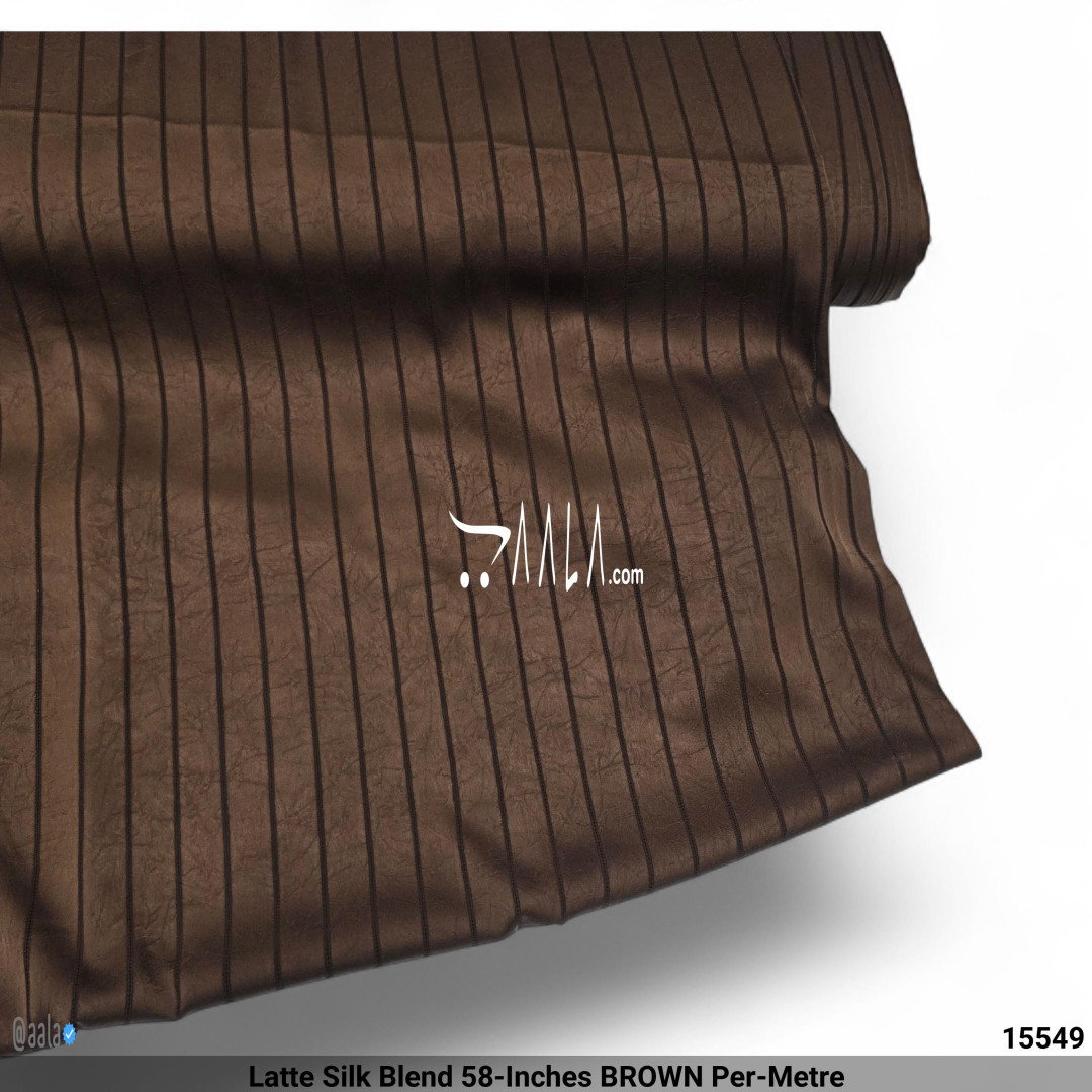 Latte Silk Blend 58-Inches BROWN Per-Metre