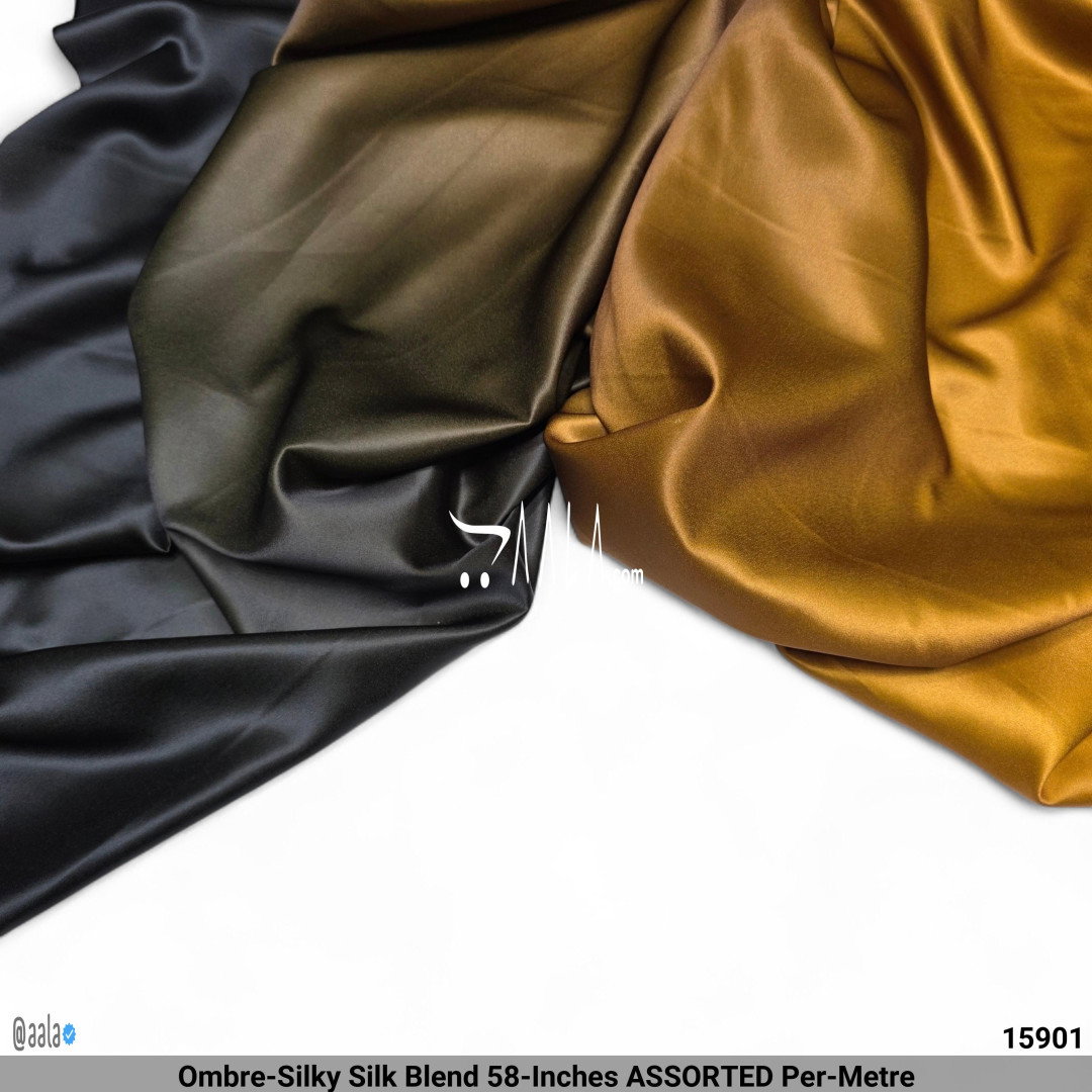 Ombre-Silky Silk Blend 58-Inches ASSORTED Per-Metre