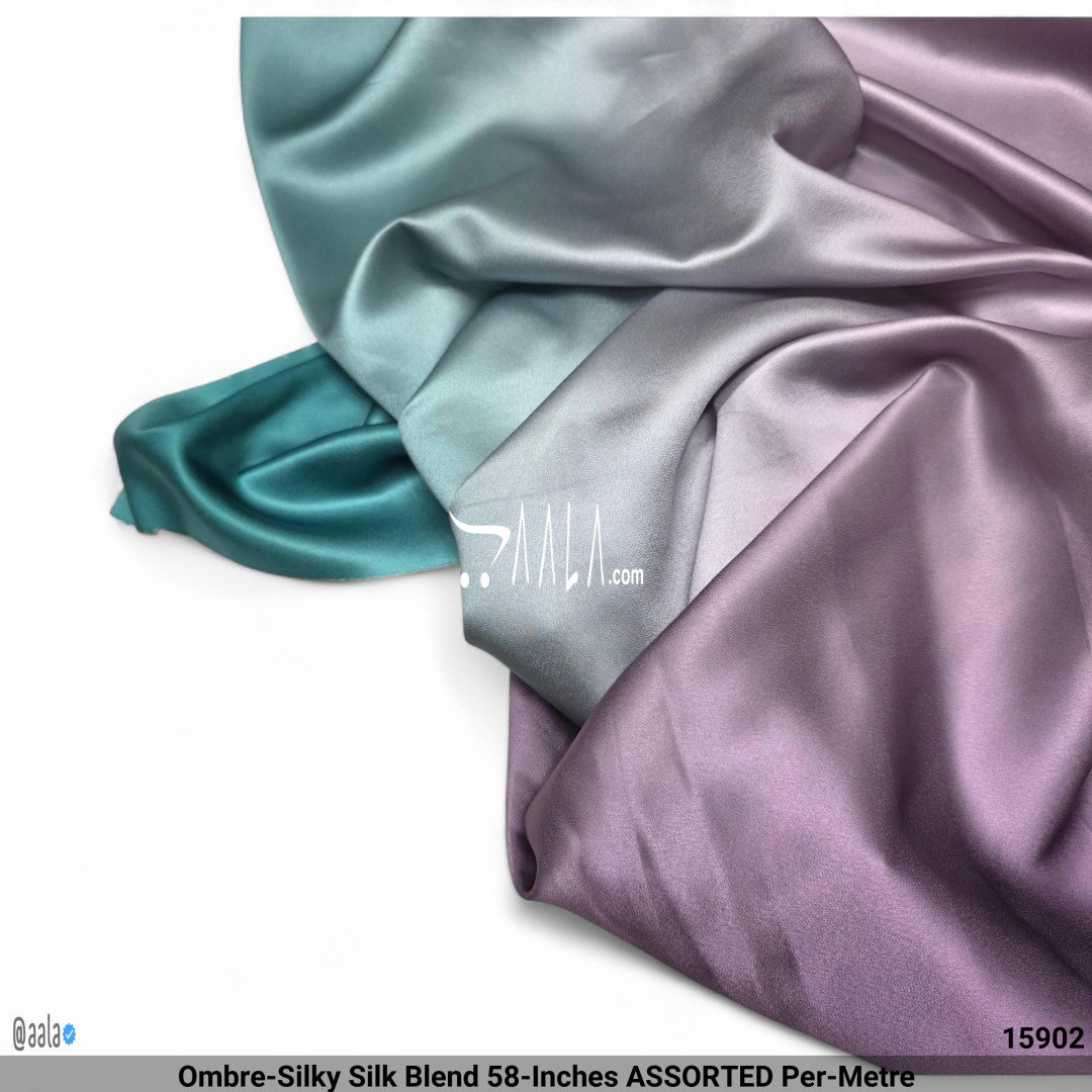 Ombre-Silky Silk Blend 58-Inches ASSORTED Per-Metre