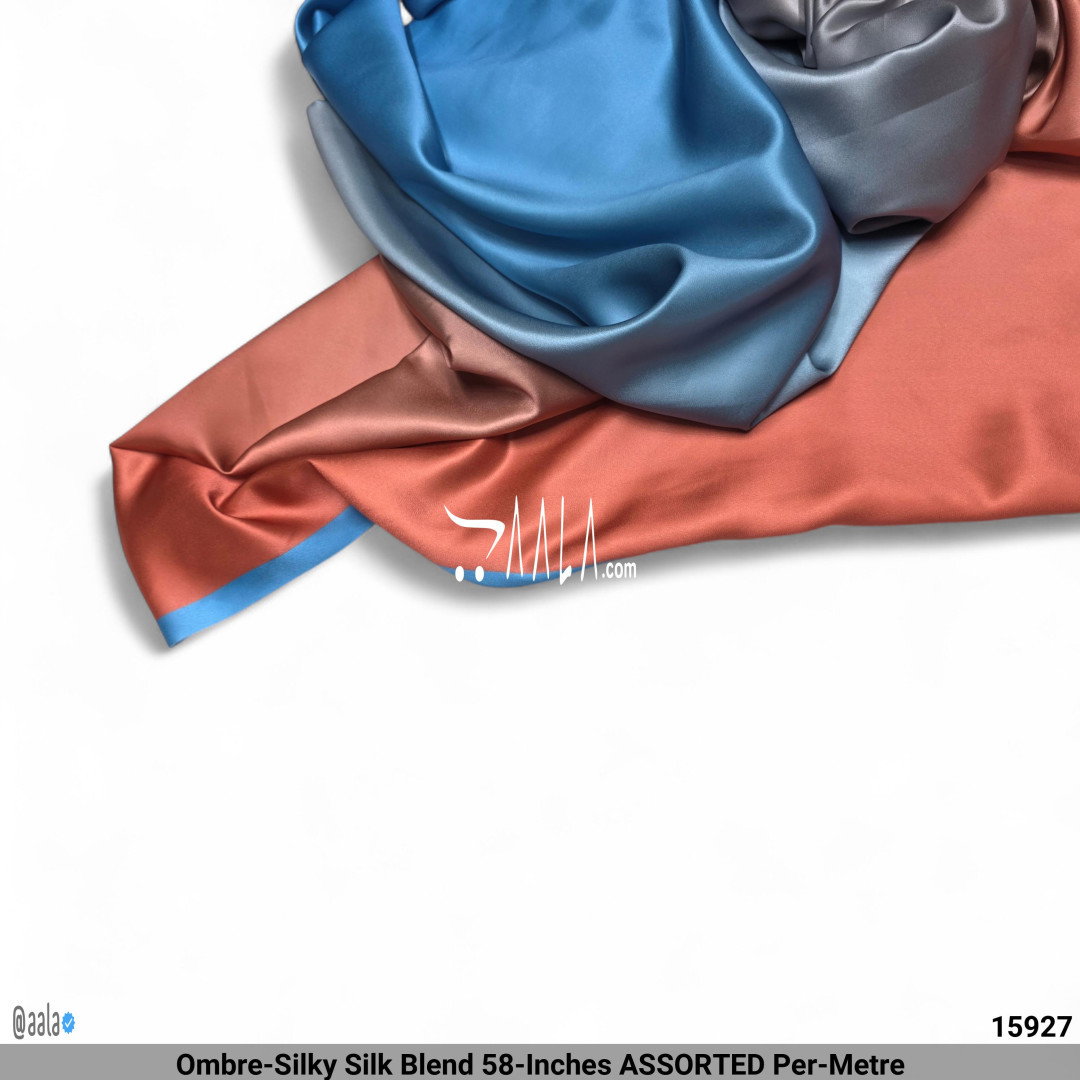 Ombre-Silky Silk Blend 58-Inches ASSORTED Per-Metre