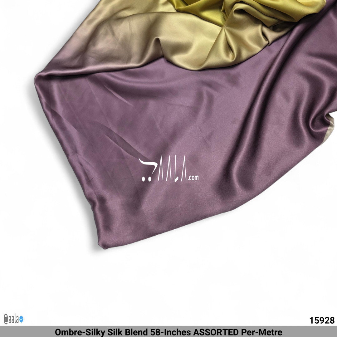 Ombre-Silky Silk Blend 58-Inches ASSORTED Per-Metre