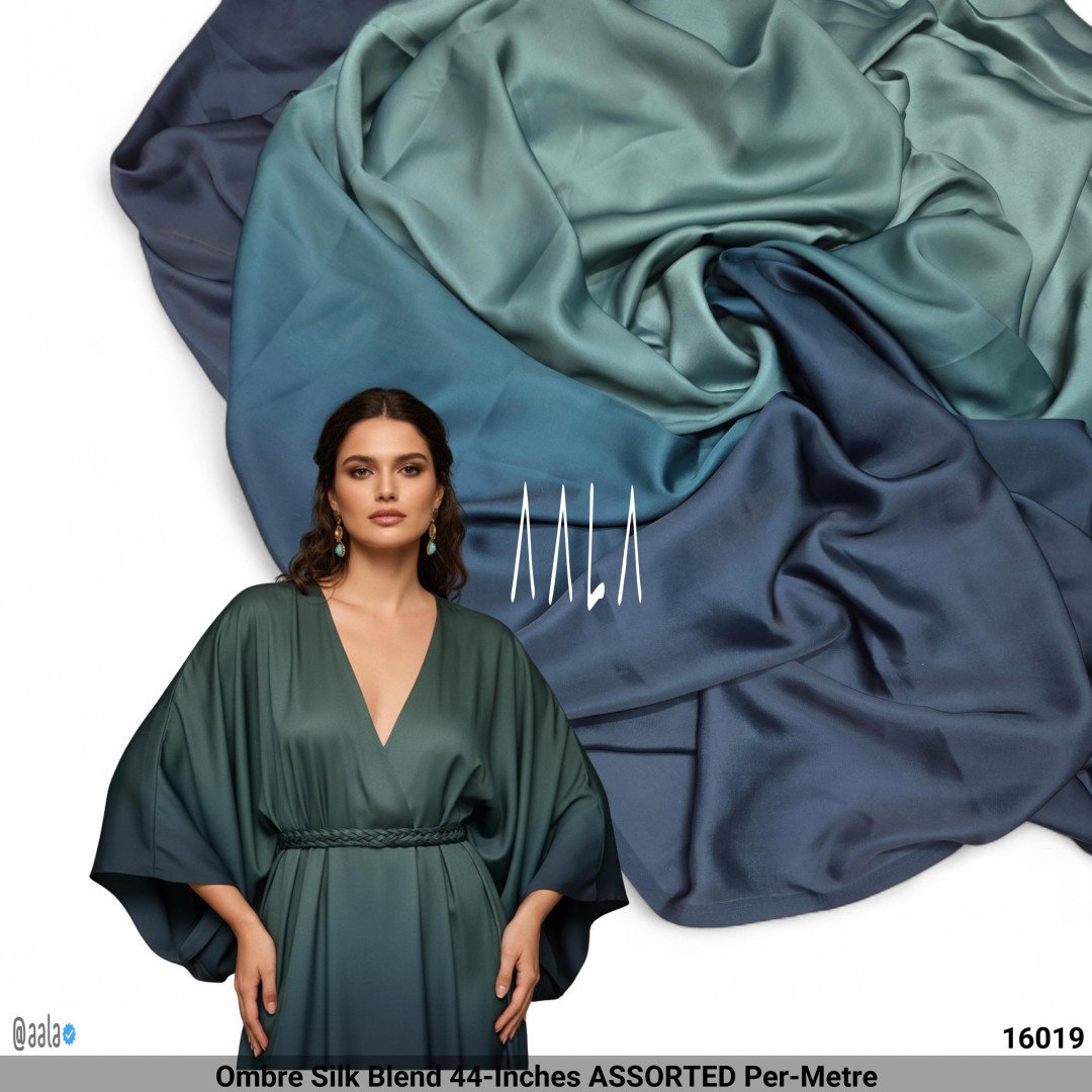 Ombre Silk Blend 44-Inches ASSORTED Per-Metre