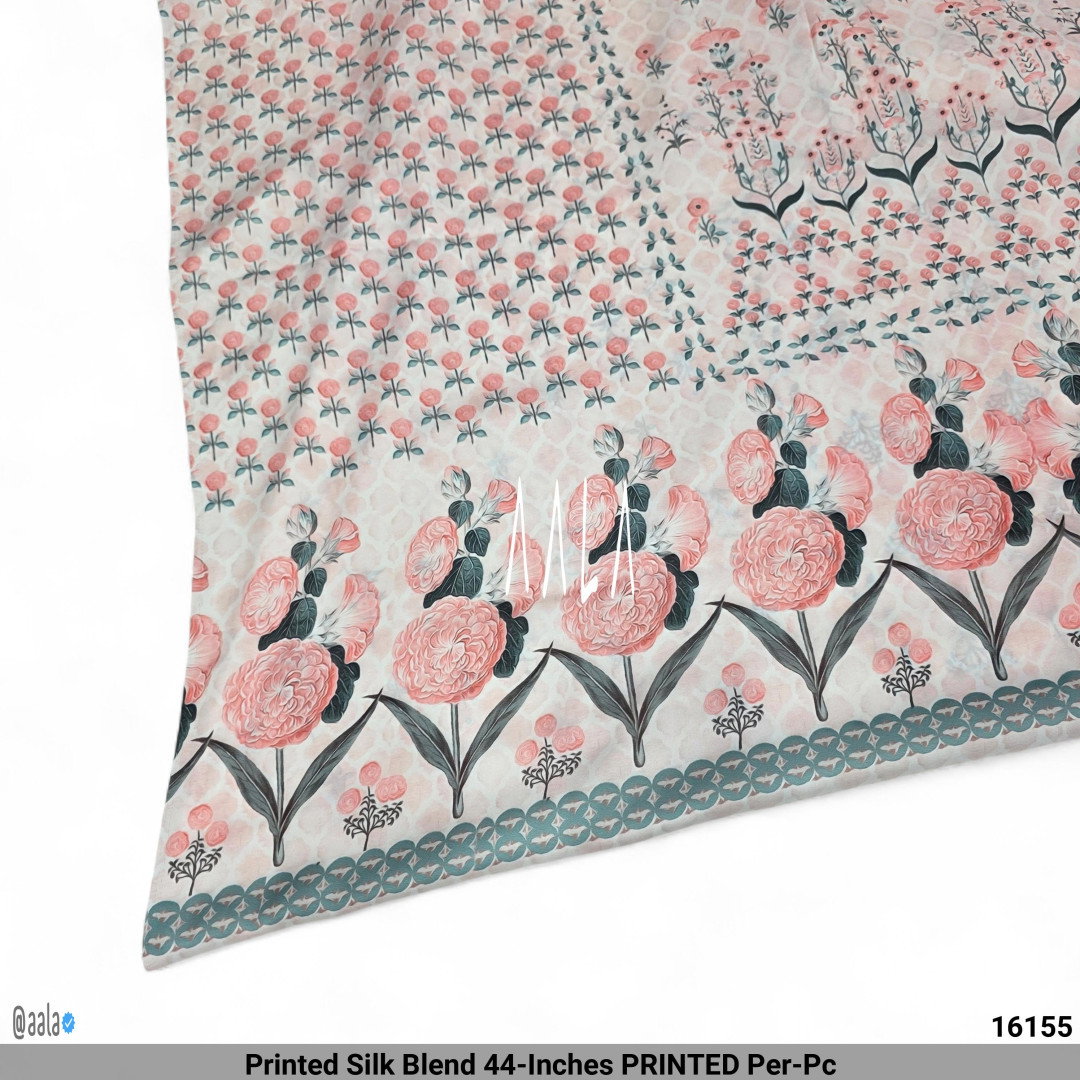 Printed Silk Blend 44-Inches PRINTED Per-Pc